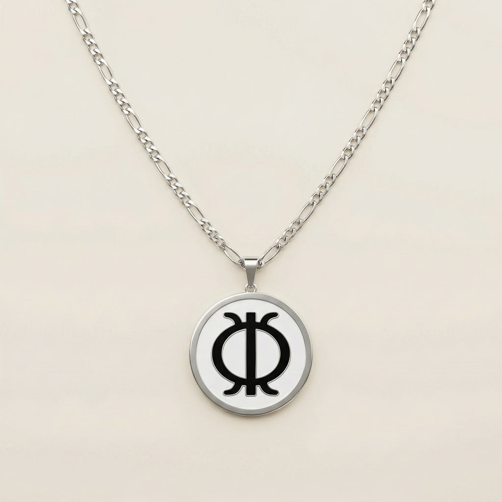 Wawa Aba Adinkra Symbol Statement Necklace (Gold)