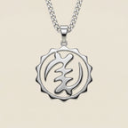 Nyame Ye Ohene "Majesty" Statement Adinkra Symbol Necklace (Gold)