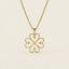 Nyame Dua "God's Presence" Statement Adinkra Symbol Necklace (Gold)